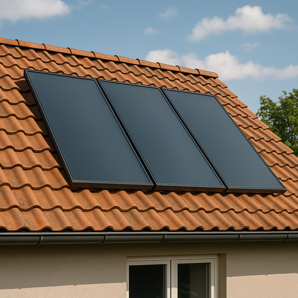 Panneaux solaires chauffage-eau